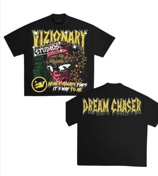 "Dream Chaser" Black Tee