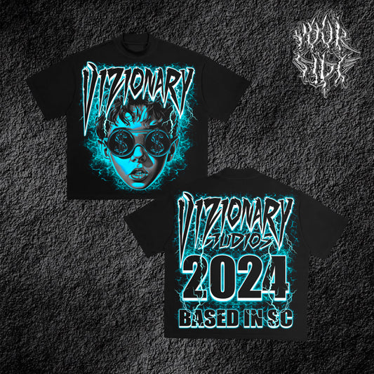 "2024" Blue Tee