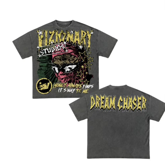 "Dream Chaser" Grey Tee